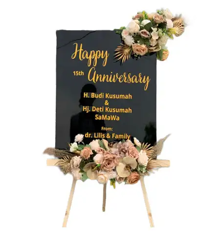 Papan Bunga Akrilik Jetsy