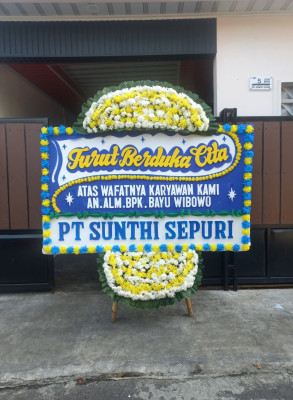Papan Bunga Duka di Jetsy